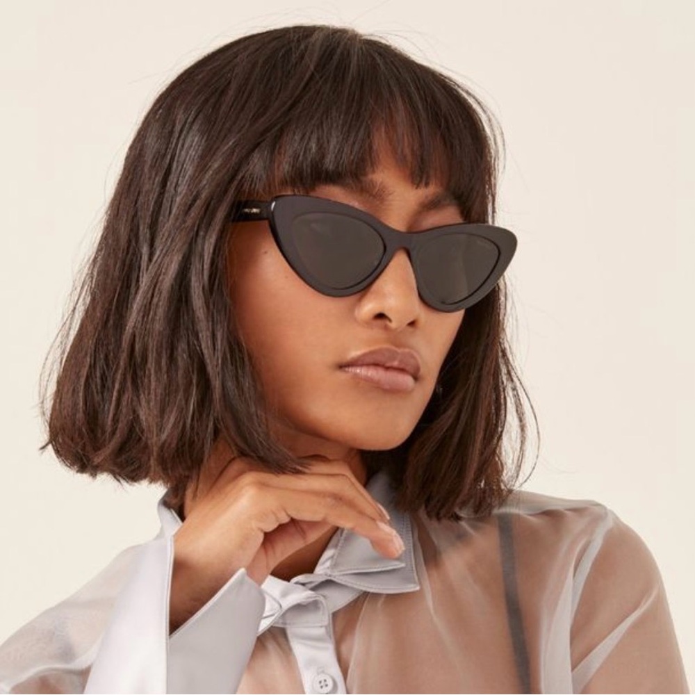 Miu Miu Black Cat-Eye Women's Sunglasses